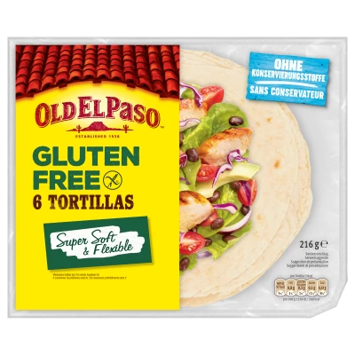 Tortillas Fara Gluten Old El Paso 216g